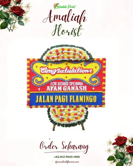 Sewa Papan Bunga Simolawang